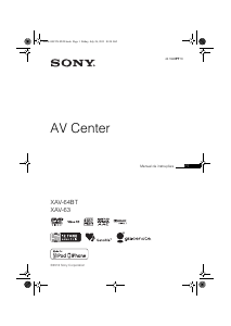 Manual Sony XAV-64BT Auto-rádio