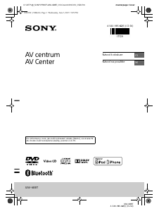 Manuál Sony XAV-68BT Autorádio