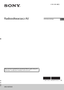 Instrukcja Sony XAV-AX1000 Radio samochodowe