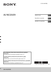 Priručnik Sony XAV-AX205DB Radioprijamnik za automobil