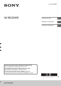 Kasutusjuhend Sony XAV-AX205DB Autoraadio