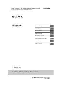 Manuál Sony Bravia KDL-48R553C LCD televize