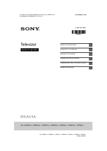 Priručnik Sony Bravia KDL-49WE663 LCD televizor