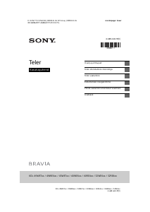 Kasutusjuhend Sony Bravia KDL-49WE750 LCD-teler