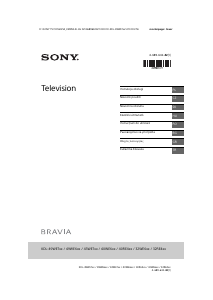 Használati útmutató Sony Bravia KDL-49WE750 LCD-televízió