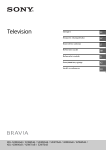 מדריך Sony Bravia KDL-50W815B טלוויזיית LCD