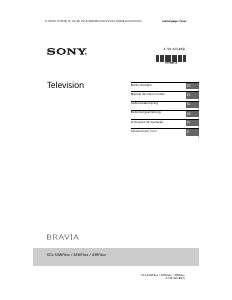 Manuale Sony Bravia KDL-50WF660 LCD televisore
