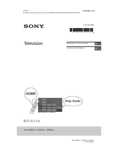 Руководство Sony Bravia KDL-50WF665 ЖК телевизор