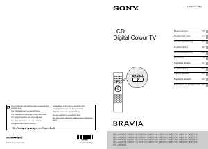 Руководство Sony Bravia KDL-52EX705 ЖК телевизор