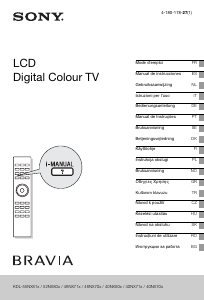 Manuale Sony Bravia KDL-52NX800 LCD televisore