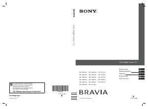 Bruksanvisning Sony Bravia KDL-52W4210 LCD-TV
