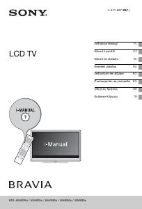 Návod Sony Bravia KDL-55HX850 LCD televízor