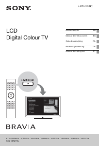 Handleiding Sony Bravia KDL-55HX923 LCD televisie