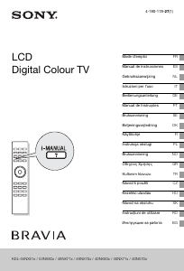 Bruksanvisning Sony Bravia KDL-55NX810 LCD TV