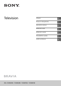 Rokasgrāmata Sony Bravia KDL-55W815B Šķidro kristālu televizors