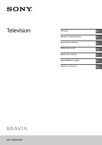 Priručnik Sony Bravia KDL-60W605B LCD televizor
