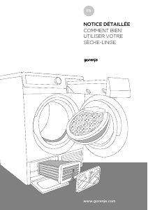 Mode d’emploi Gorenje D844BJ Sèche-linge