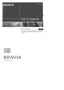 Priručnik Sony Bravia KLV-S40A10E LCD televizor