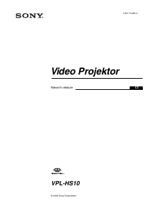 Manuál Sony VPL-HS10 Projektor