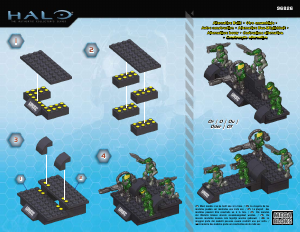 Mode d’emploi Mega Bloks set 96826 Halo UNSC green combat unit