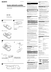 Priručnik Sony SRS-T80 Zvučnik
