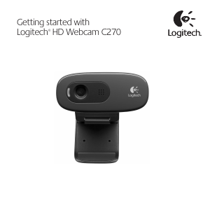 Kullanım kılavuzu Logitech C270 Video kamera