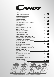 Használati útmutató Candy CDIV6GBFE4WB Főzőlap