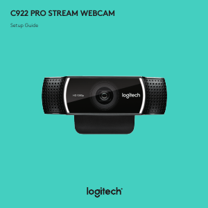 Посібник Logitech C922 Pro Stream Веб-камера