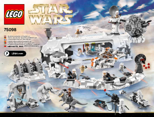 Manual de uso Lego set 75098 Star Wars Asalto a Hoth