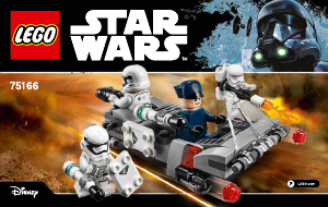 Kullanım kılavuzu Lego set 75166 Star Wars First Order transport speeder battle pack
