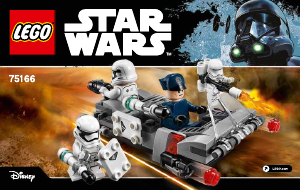 Manual Lego set 75166 Star Wars First Order transport speeder battle pack