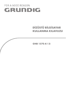 Kullanım kılavuzu Grundig GNB 1570 A1 i5 Dizüstü bilgisayar
