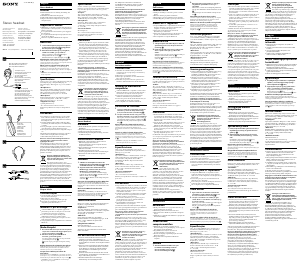 Manual Sony DR-310DP Set cu cască