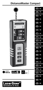 Bruksanvisning Laserliner DistanceMeter Compact Laseravståndsmätare