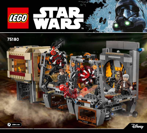 Kullanım kılavuzu Lego set 75180 Star Wars Rathtar escape