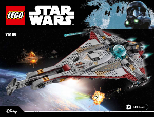 Manual Lego set 75186 Star Wars The Arrowhead