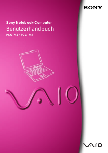 Bedienungsanleitung Sony Vaio PCG-747 Notebook