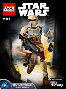 Manual Lego set 75523 Star Wars Scarif Stormtrooper