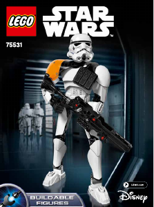 Kullanım kılavuzu Lego set 75531 Star Wars Stormtrooper Commander