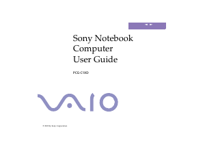 Handleiding Sony Vaio PCG-C1XN Laptop