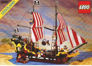 Handleiding Lego set 6285 Pirates Piratenschip