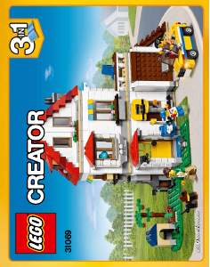 Manual Lego set 31069 Creator Modular family villa