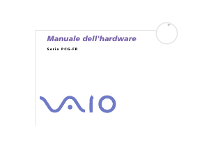 Manuale Sony Vaio PCG-FR105 Notebook