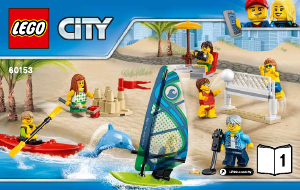 Manual de uso Lego set 60153 City Diversión en la playa