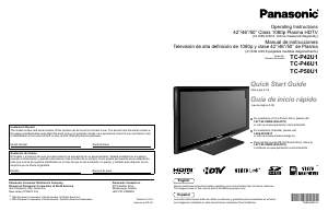 Manual Panasonic TC-P50U1 Viera Plasma Television