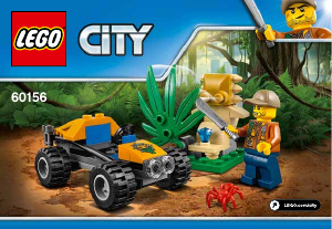 Käyttöohje Lego set 60156 City Viidakkoauto