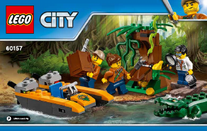 Käyttöohje Lego set 60157 City Viidakon aloitussarja