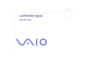 Käyttöohje Sony Vaio PCG-FR315S Kannettava tietokone