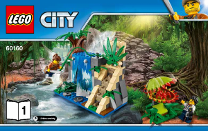 Manual Lego set 60160 City Laboratório móvel da selva
