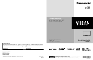Manual Panasonic TC-P50X2 Viera Plasma Television